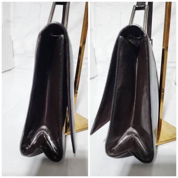 Authentic GUCCI Vinatge Tomford Shoulder Bag Brown - Picture 12 of 16